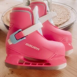 Bauer Toddler Pink Skates Size 8